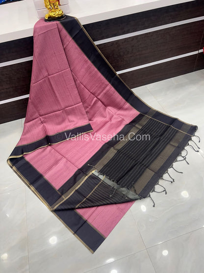 Semi Tussar Silk - Vairavoosi Design - VVSTS037