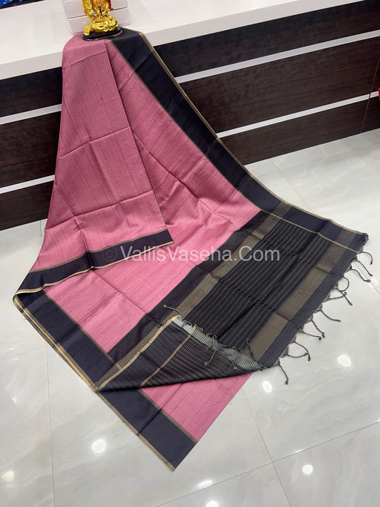 Semi Tussar Silk - Vairavoosi Design - VVSTS037
