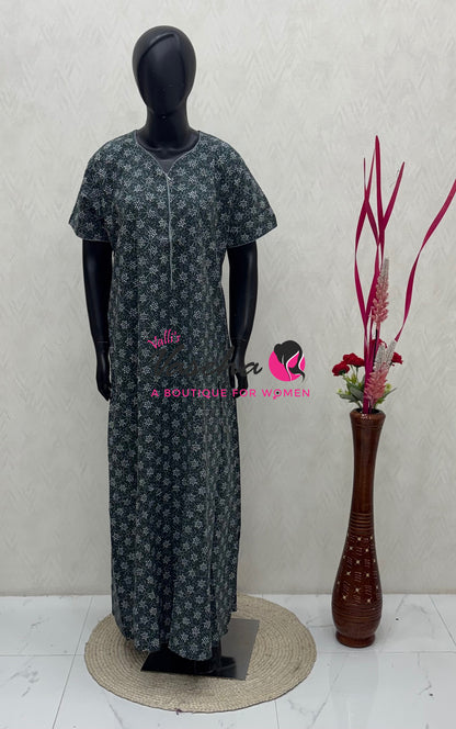 Feeding XL  Size - Nighties - Zip Nighties ￼- VVJN001