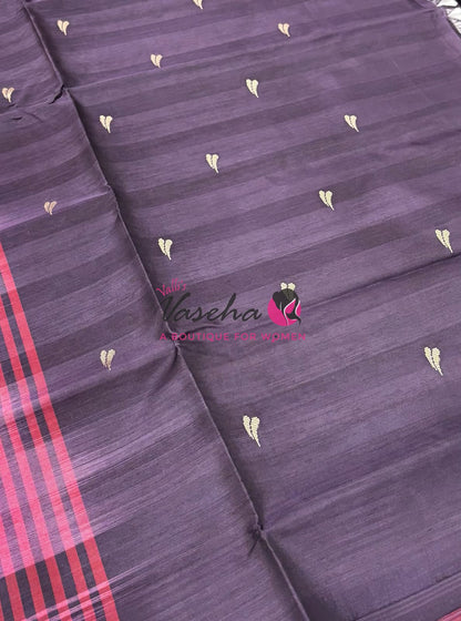 Vazhai Pattu Saree / Banana Pith - With Blouse - VVVPS002