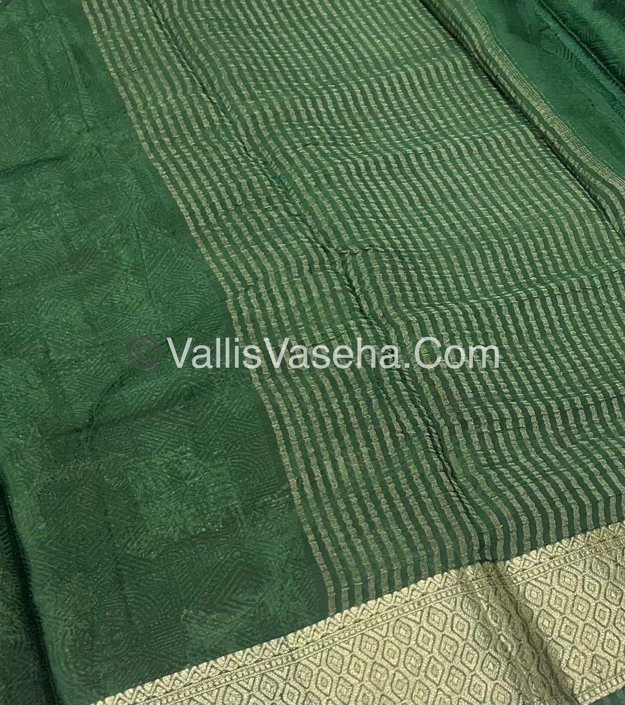 Semi Viscose / Semi Mysore Crepe Silk Variety - Embossed Design - VVSMC002