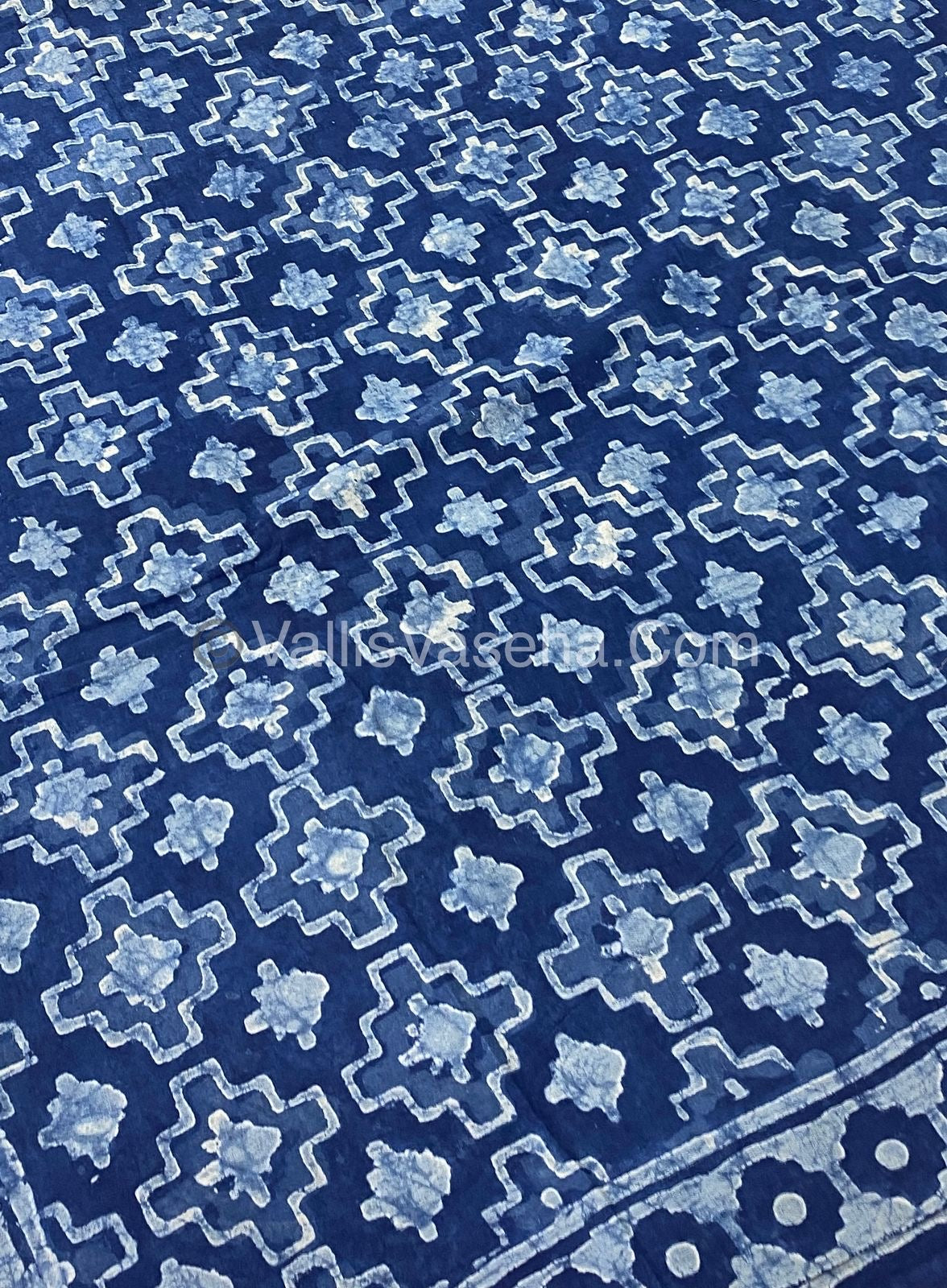 Pure Soft Mul Mul Cotton Sarees - Hand Block Prints - VVMMC003