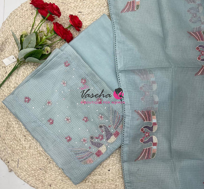Kota Material  | Unstitched Material | VVUSM069