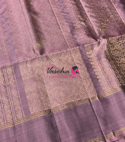 Half Mix - Pure Soft Silk Saree - Maroon With Onion Pink - VVPSS085