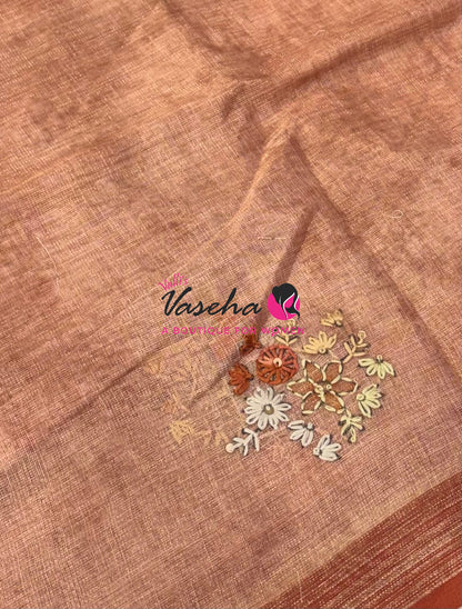 French Knot - Tissue Saree  - VVLFN019