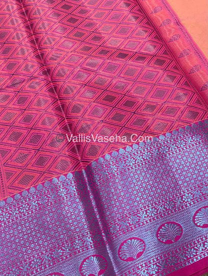 50% less - Offer Saree - Semi Soft silk Saree   - VVDS005