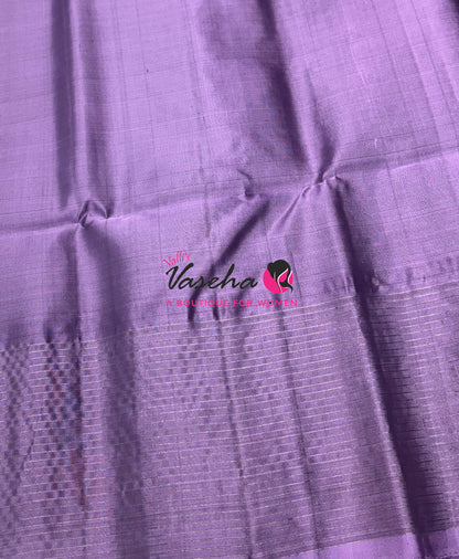 Pure Soft Silk Saree - Purple & Lavender Shade - VVPSS117