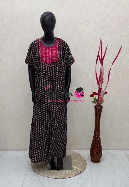 XL  Size - Nighties - VVJN001