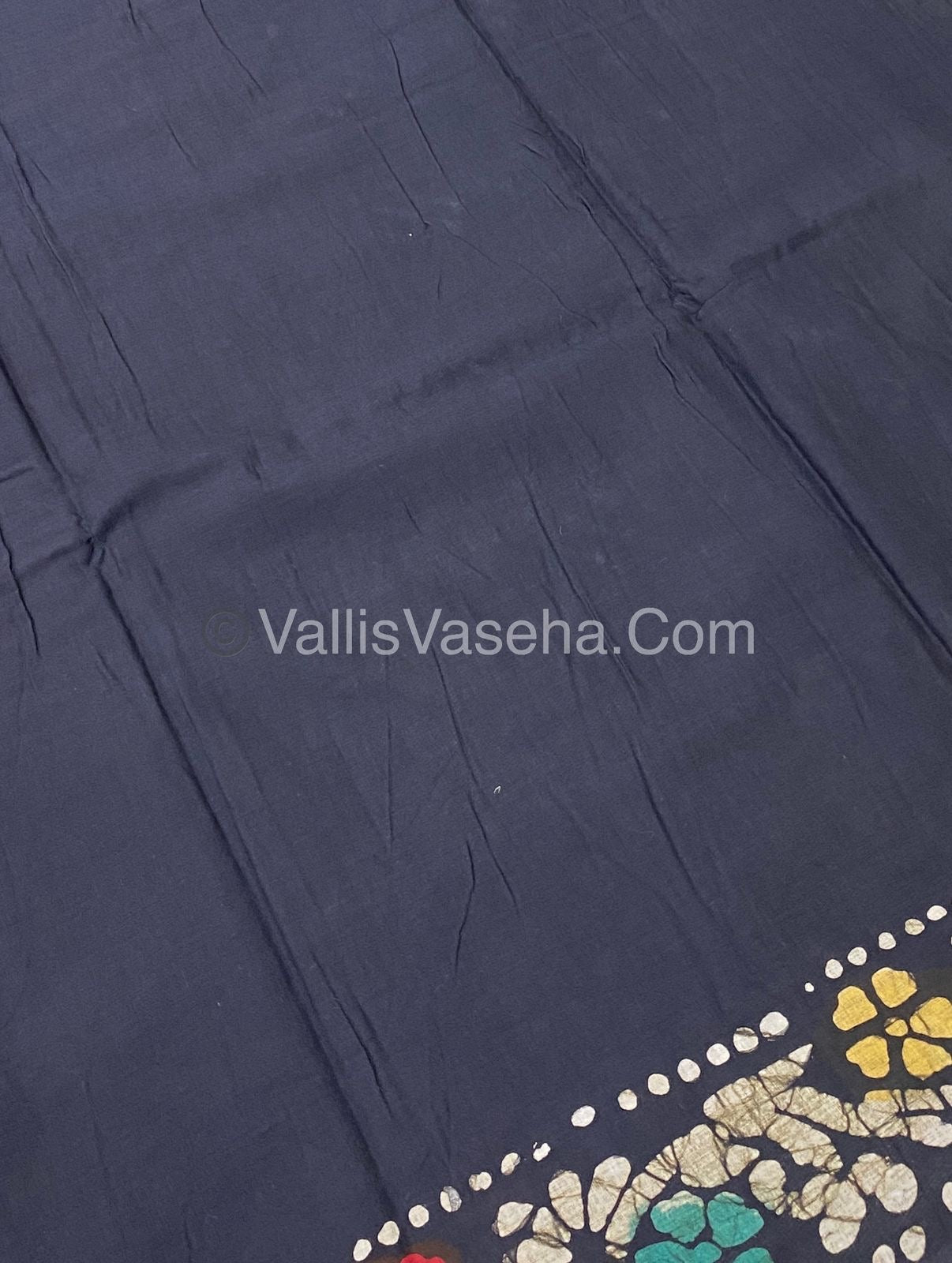 Pure Soft Mul Mul Cotton Sarees - Hand Block Prints - VVMMC003
