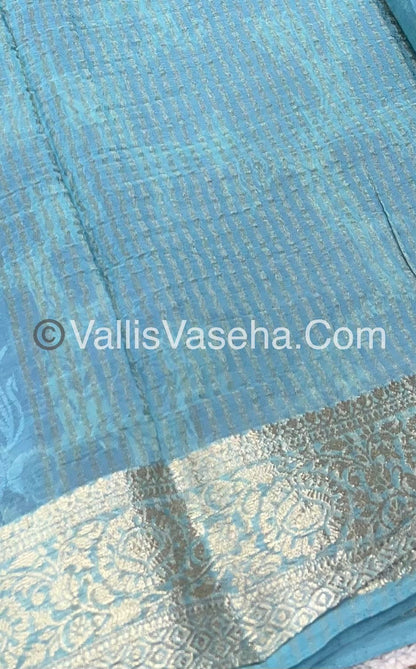 Semi Viscose / Semi Mysore Crepe Silk Variety - Embossed Design - VVSMC002