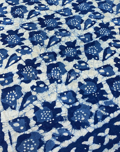 Pure Soft Mul Mul Cotton Sarees - Hand Block Prints - VVMMC003
