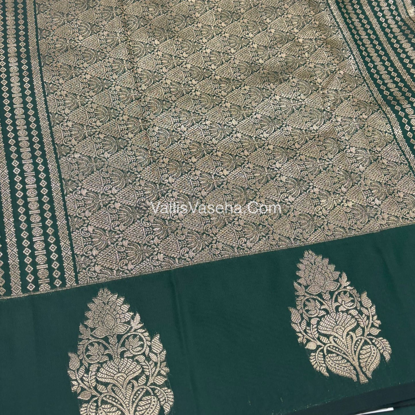 Semi Soft Silk -  Green Shade -VVSSS016