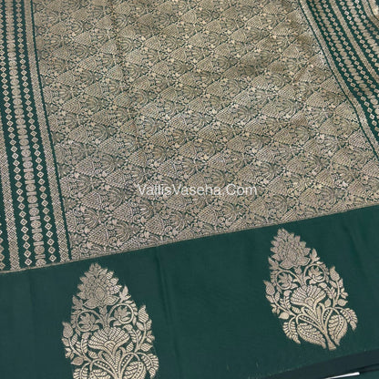 Semi Soft Silk -  Green Shade -VVSSS016