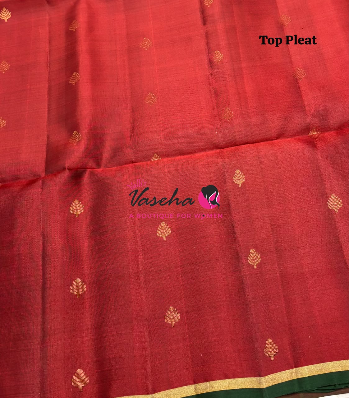Pure Soft Silk Saree - Partly Pallu -  Half & Half Saree - VVPSS088