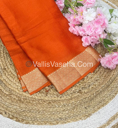 Semi Viscose / Semi Mysore Crepe Silk Variety - Embossed Design - VVSMC002