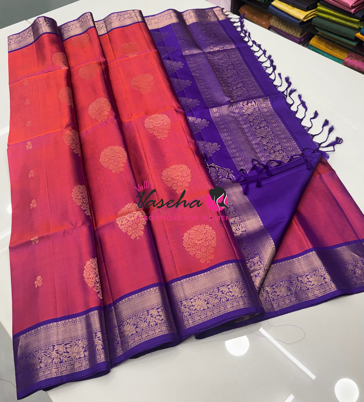 Pure Soft Silk Saree - Kanchi Border - VVPSS033