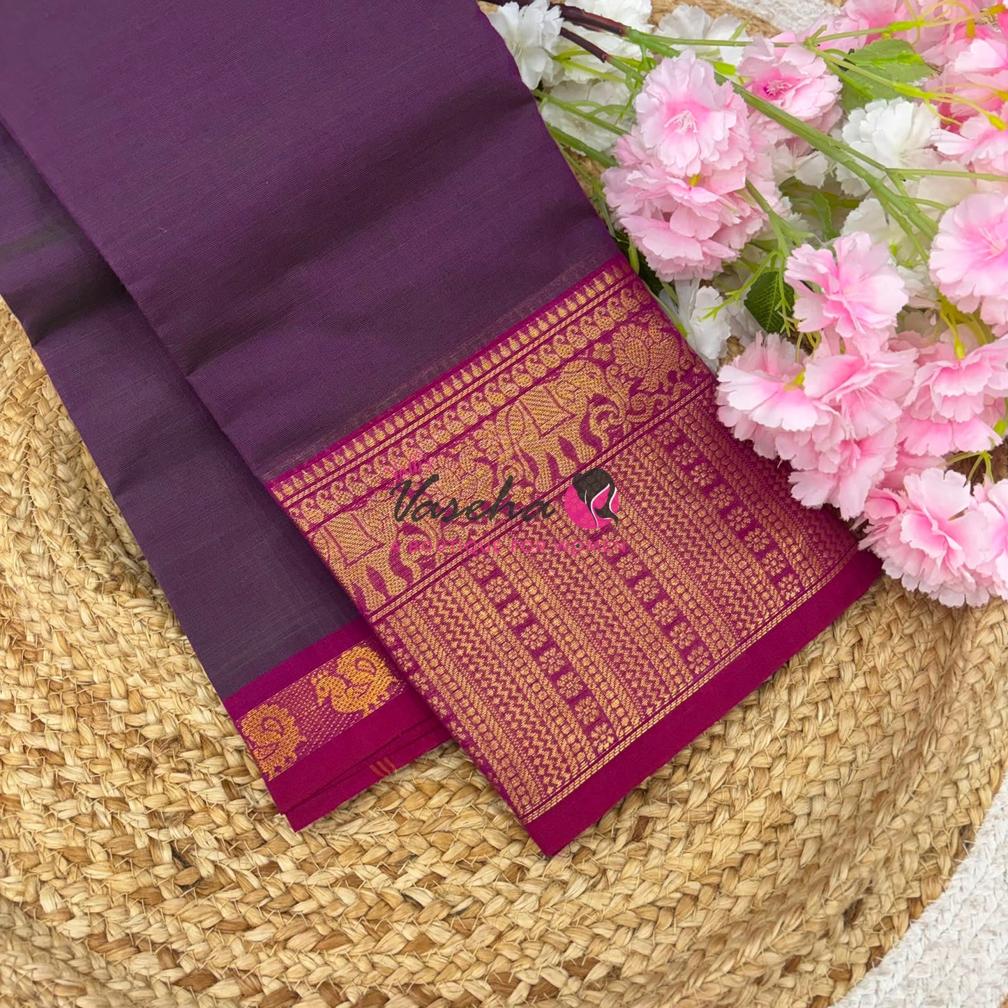 Kanchi Cotton Saree - VVKCS019