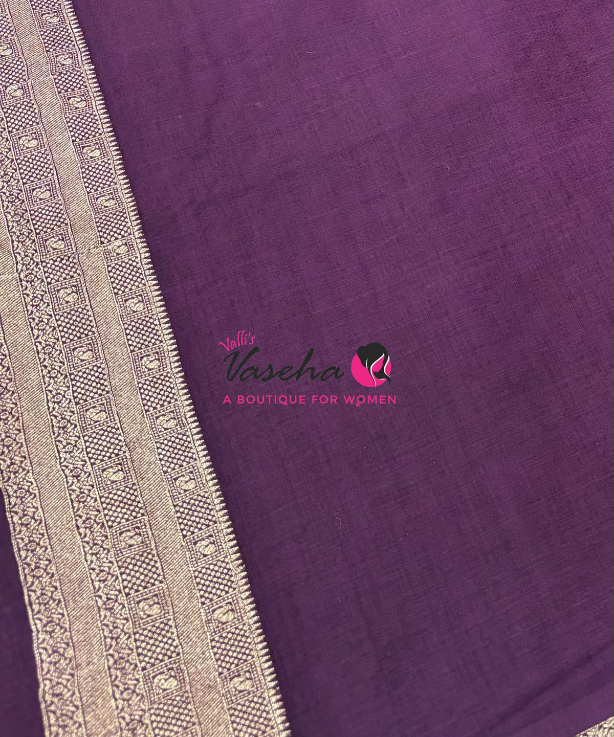 Banarasi - Heritage - Contrast  - Retta Petta border - VVBHS017