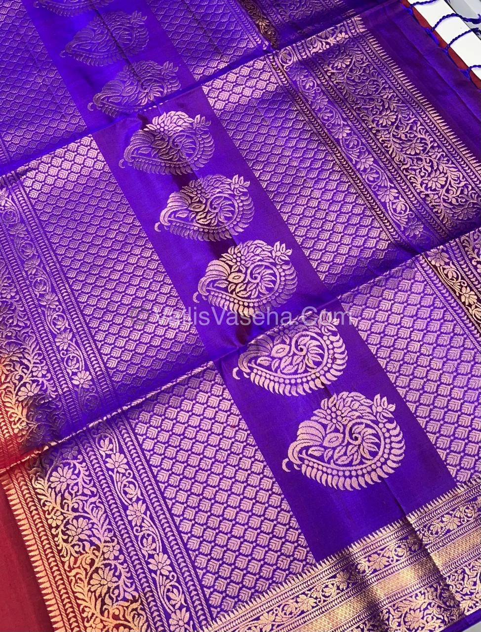 Pure Soft Silk Saree - Kanchi Border - VVPSS015