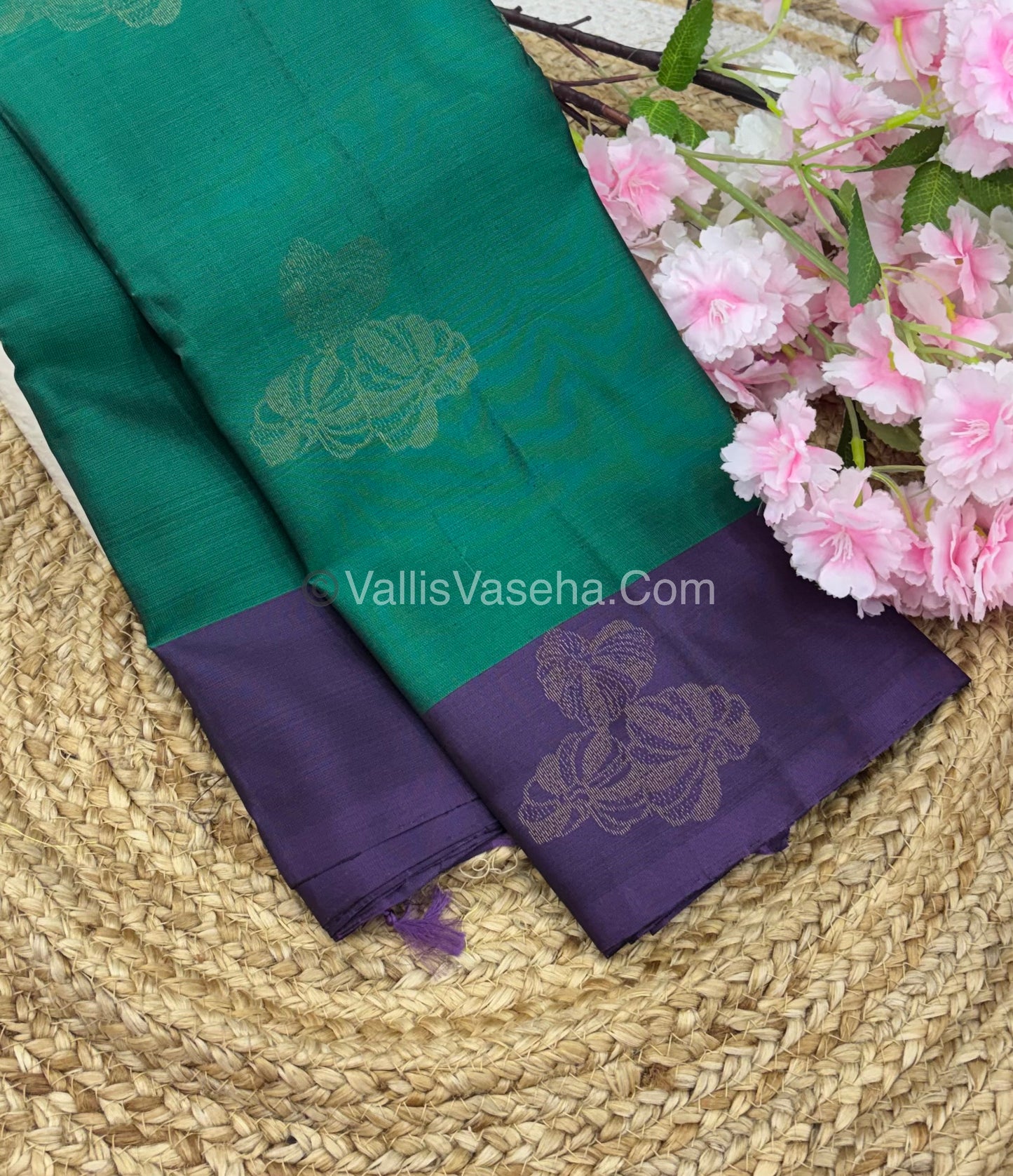 Half Mix - Pure Soft Silk Saree - VVPSS054
