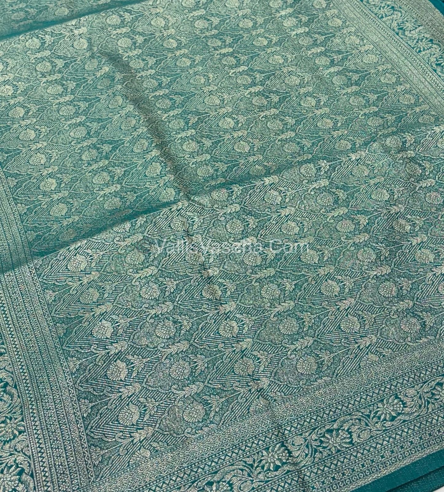 Banarasi - Heritage Silk - Semi Kathan Silk - Ramar Blue Shade - VVBHS009