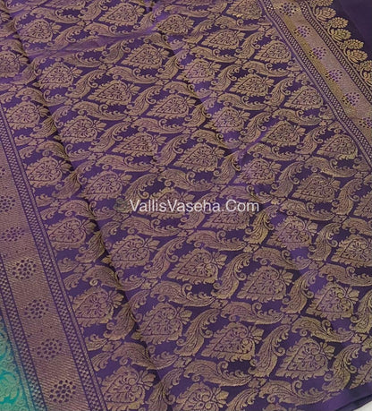 Half Mix - Pure Soft Silk Saree - VVPSS040