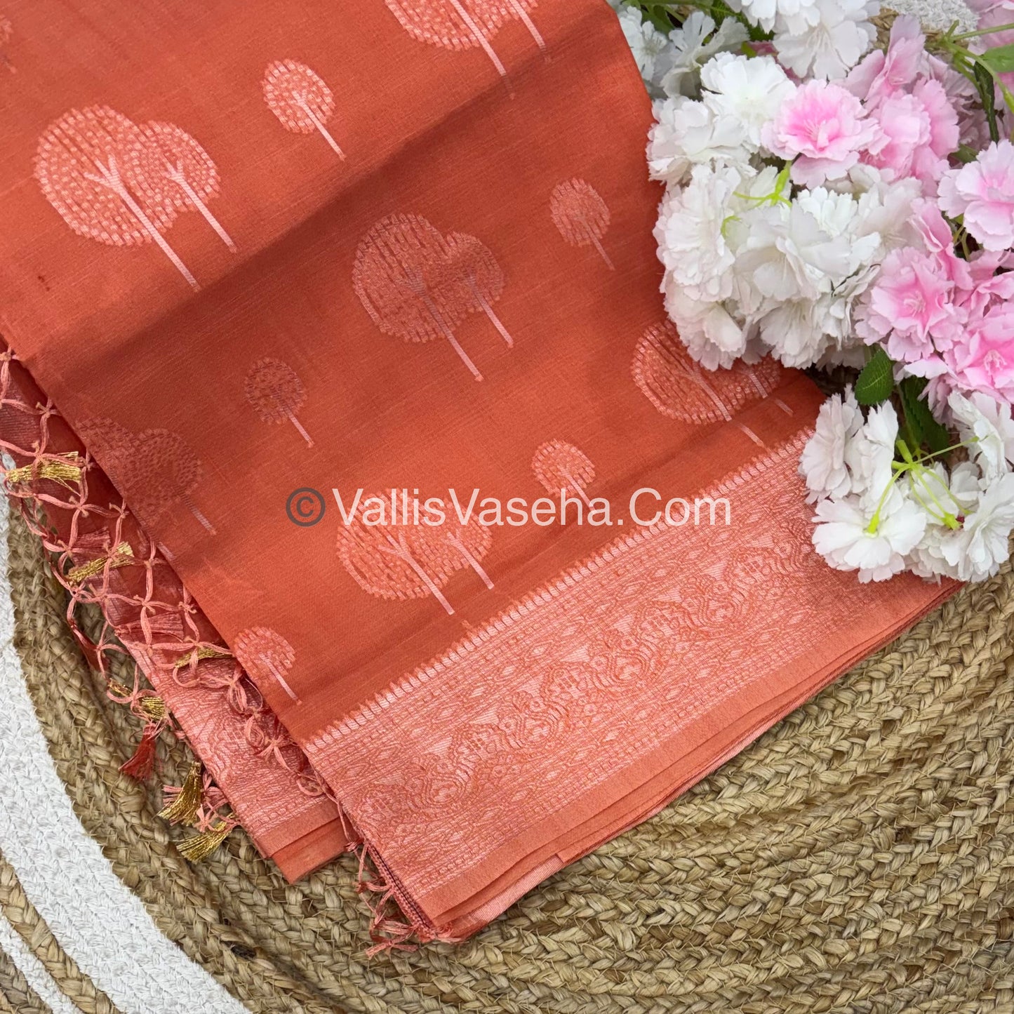 Fancy Saree - Mixed Variety - Orange Shade - VVFBS001