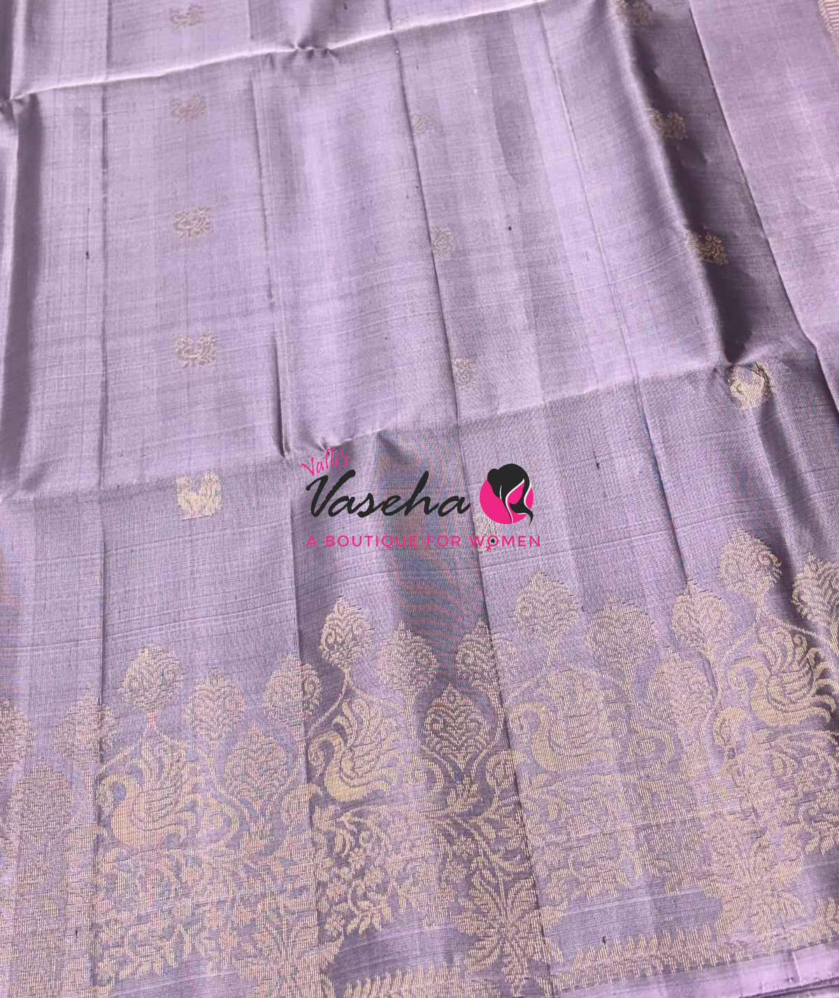 Pure Soft Silk Saree - Lavender Shade - VVPSS119