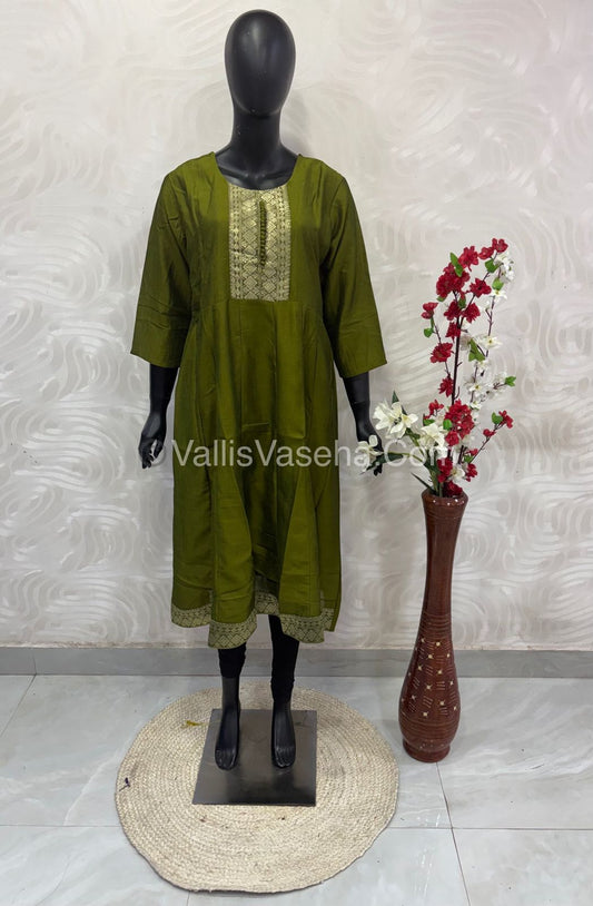 Ready Made - Anarkali - Vichitra Silk -   VVRAK001