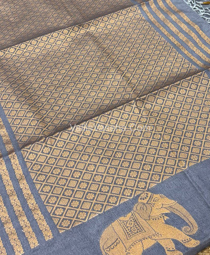 Mulberry Semi Silk - Grey Shade - VVMSS001