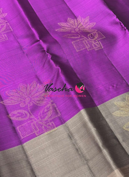 Half Mix - Pure Soft Silk Saree - VVPSS104