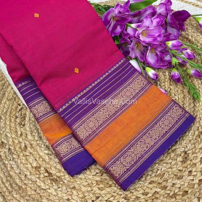 Kanchi Cotton Saree - VVKCS017