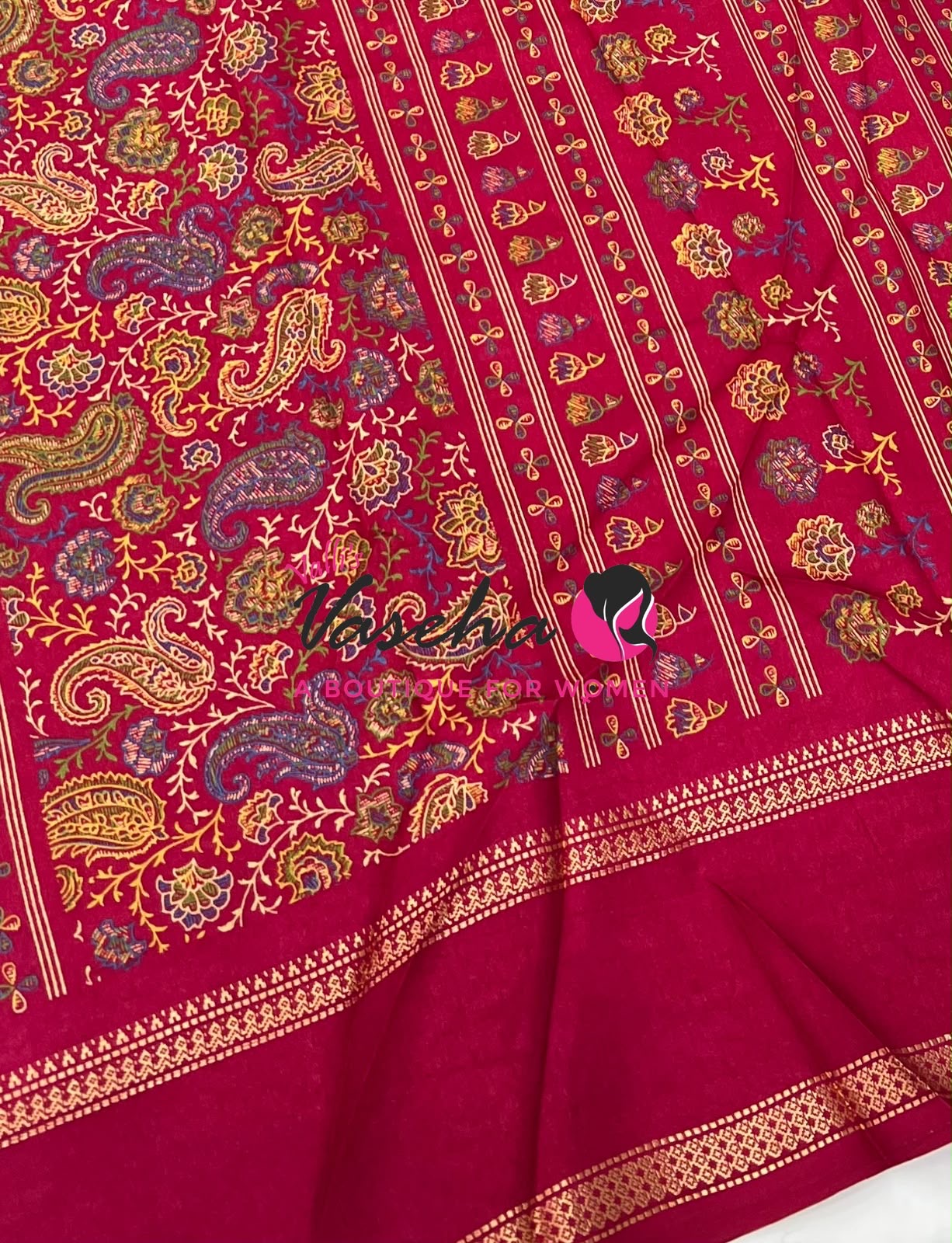 Casual Wear - Fancy Mixed Cotton - Pink Shade - VVFMC007