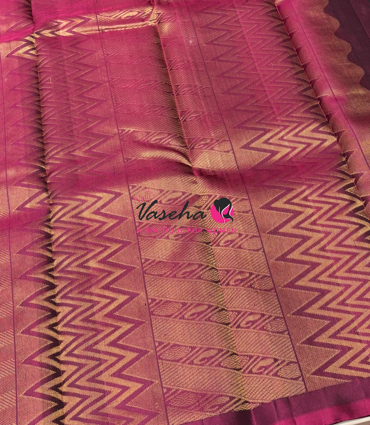 Pure Soft Silk Saree  - Temple Design Border - VVPSS032