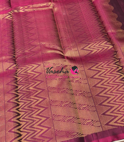 Pure Soft Silk Saree  - Temple Design Border - VVPSS032