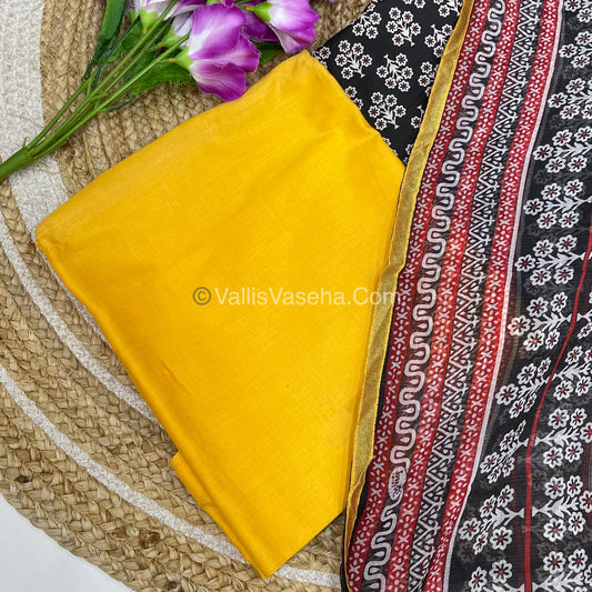 50% less - Offer Unstitched Material - Cotton Material - VVDUM001