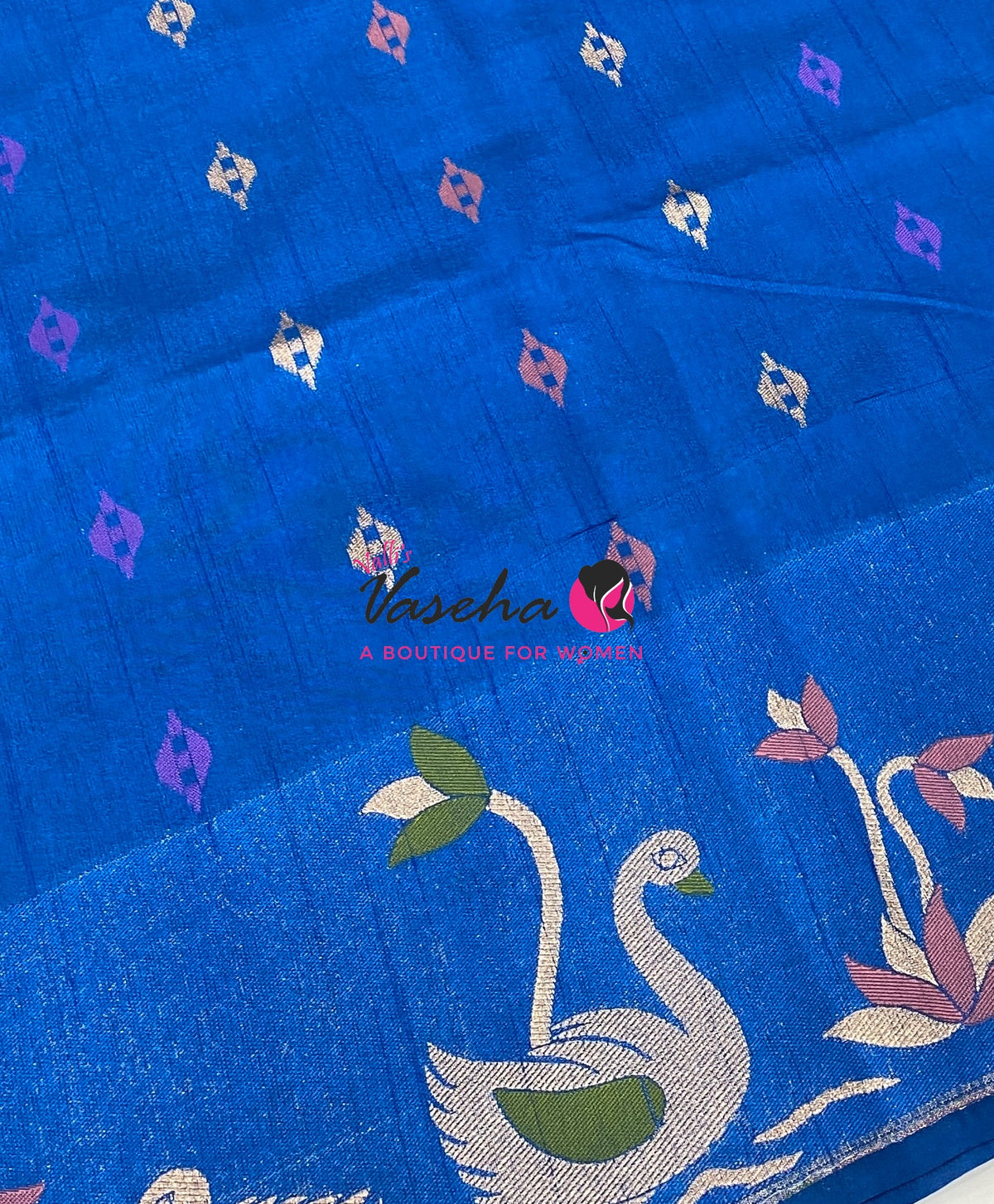 Banarasi - Heritage Meenakari Silk - Blue Shade - VVBHS013