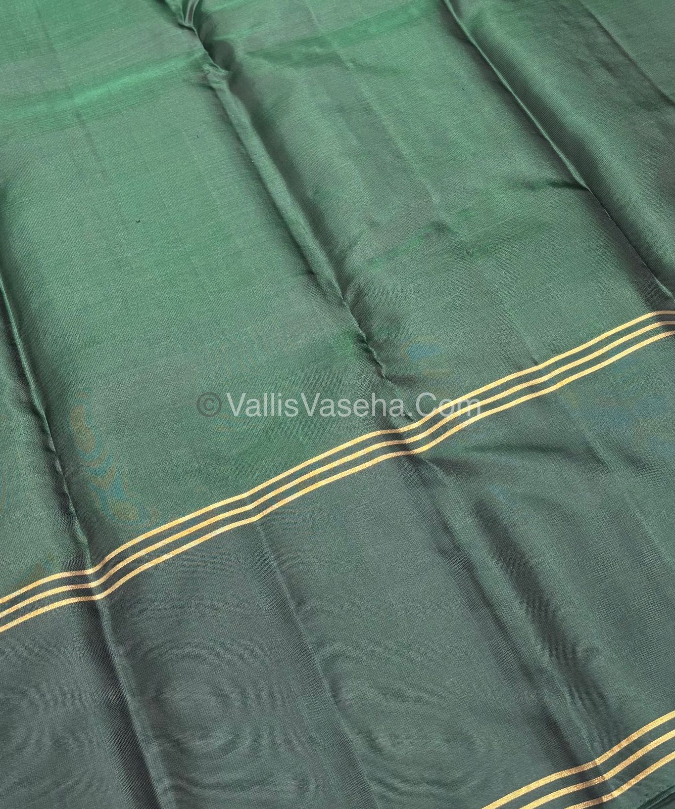 Half Mix - Pure Soft Silk Saree - Long Retta Petta Border with Butta - VVPSS050