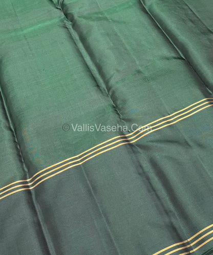 Half Mix - Pure Soft Silk Saree - Long Retta Petta Border with Butta - VVPSS050