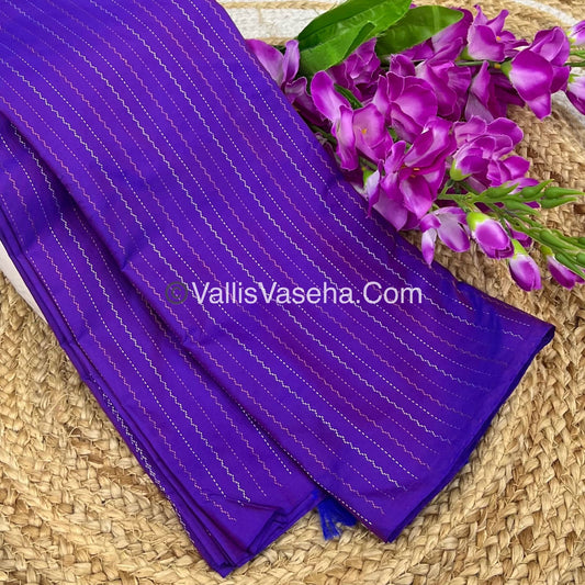 Semi Silk Saree - Aarani Pattu Style - VVSSS005