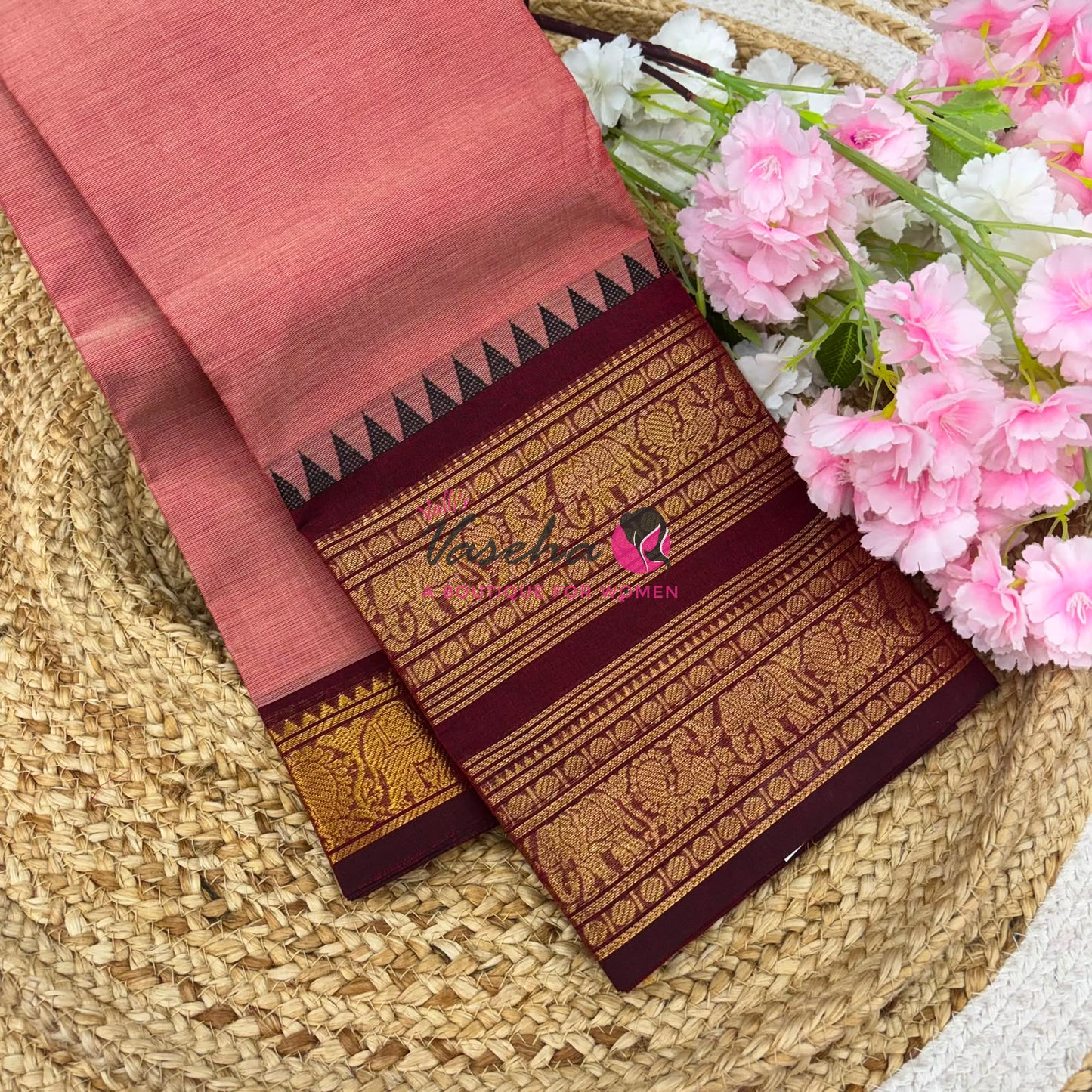 Kanchi Cotton Saree - VVKCS019