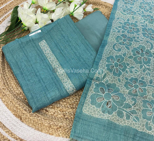 Tissue Linen Salwar Material  | VVUSM020