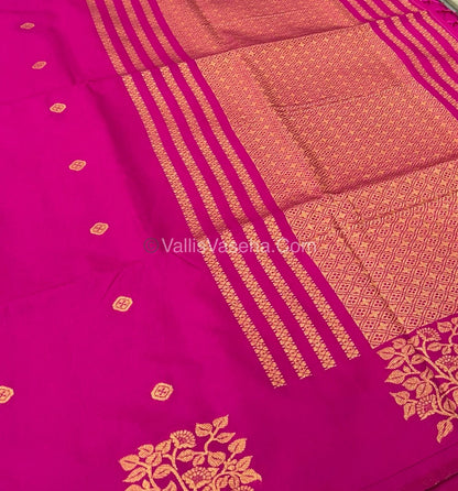 Mulberry Semi Silk - Dark  pink  Shade - VVMSS002