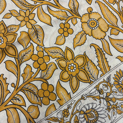 Pure Kalamkari Cotton Saree - VVPKC002