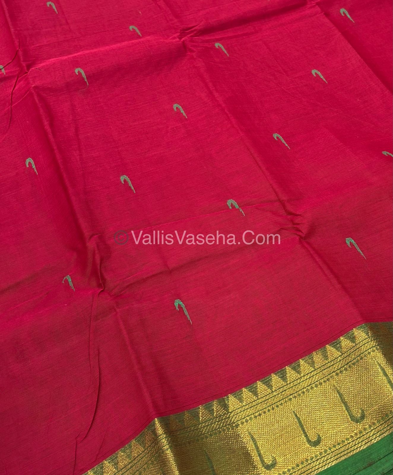 Kanchi Cotton Saree - VVKCS017