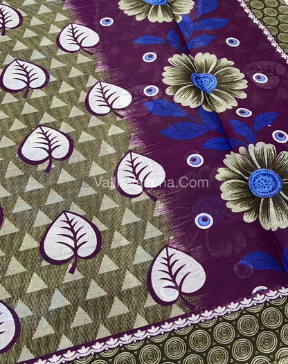 Pure Cotton Voile Saree | VVPVS001