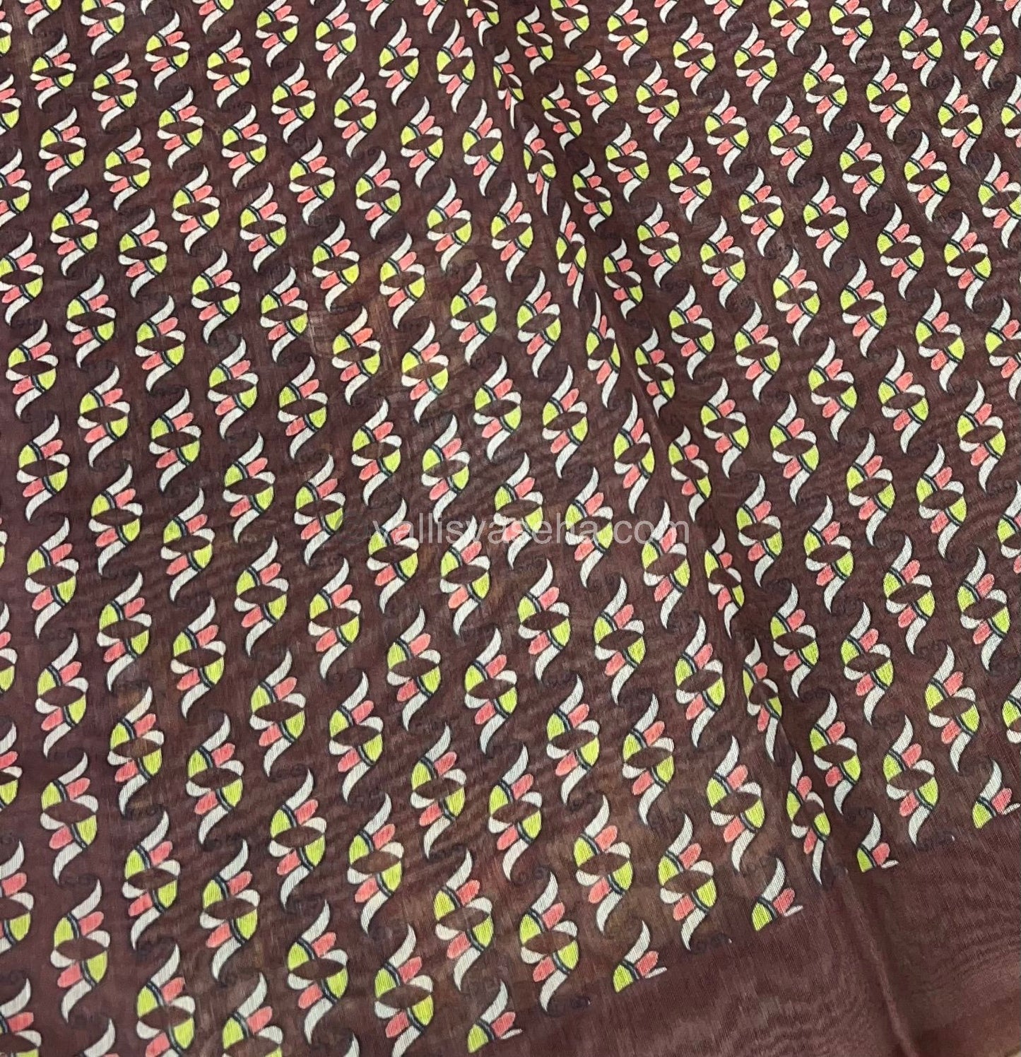 Semi Chanderi Saree - Digital Printed - VVSCD001