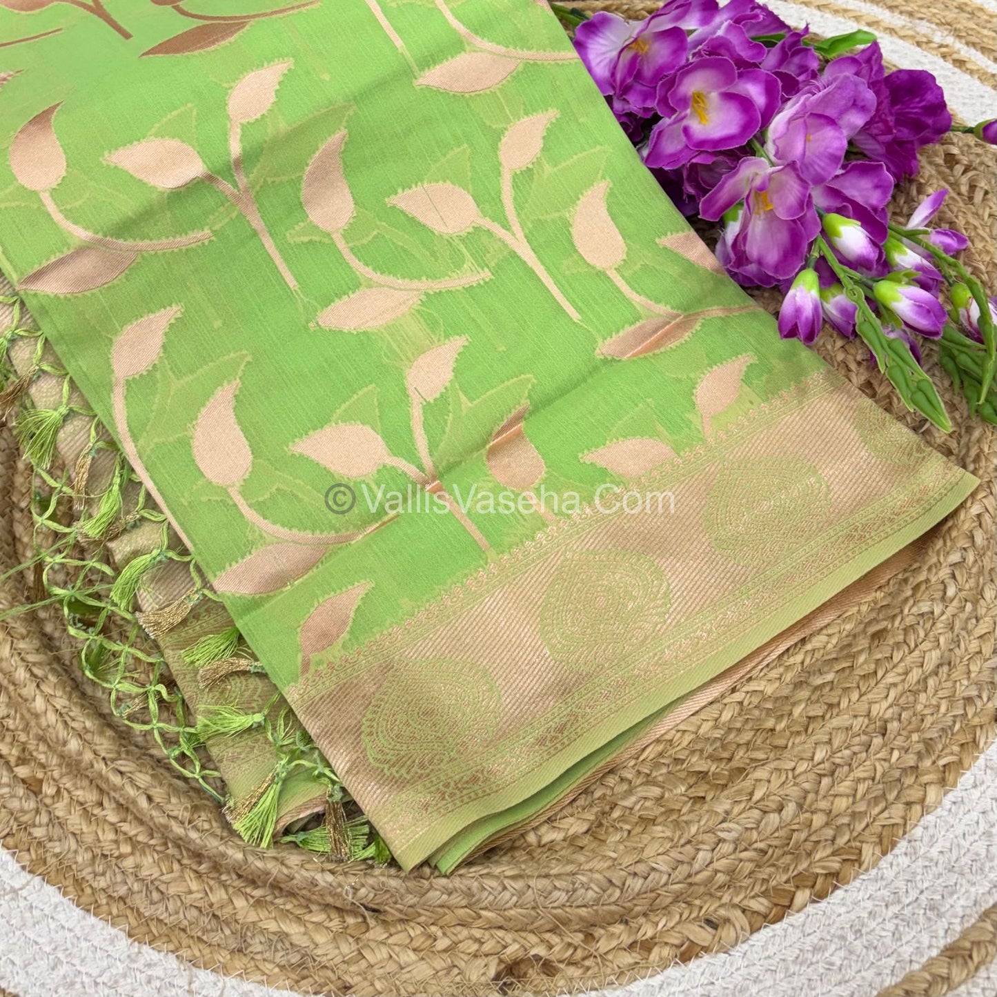 Fancy Saree - Mixed Variety -Green Shade - VVFBS004