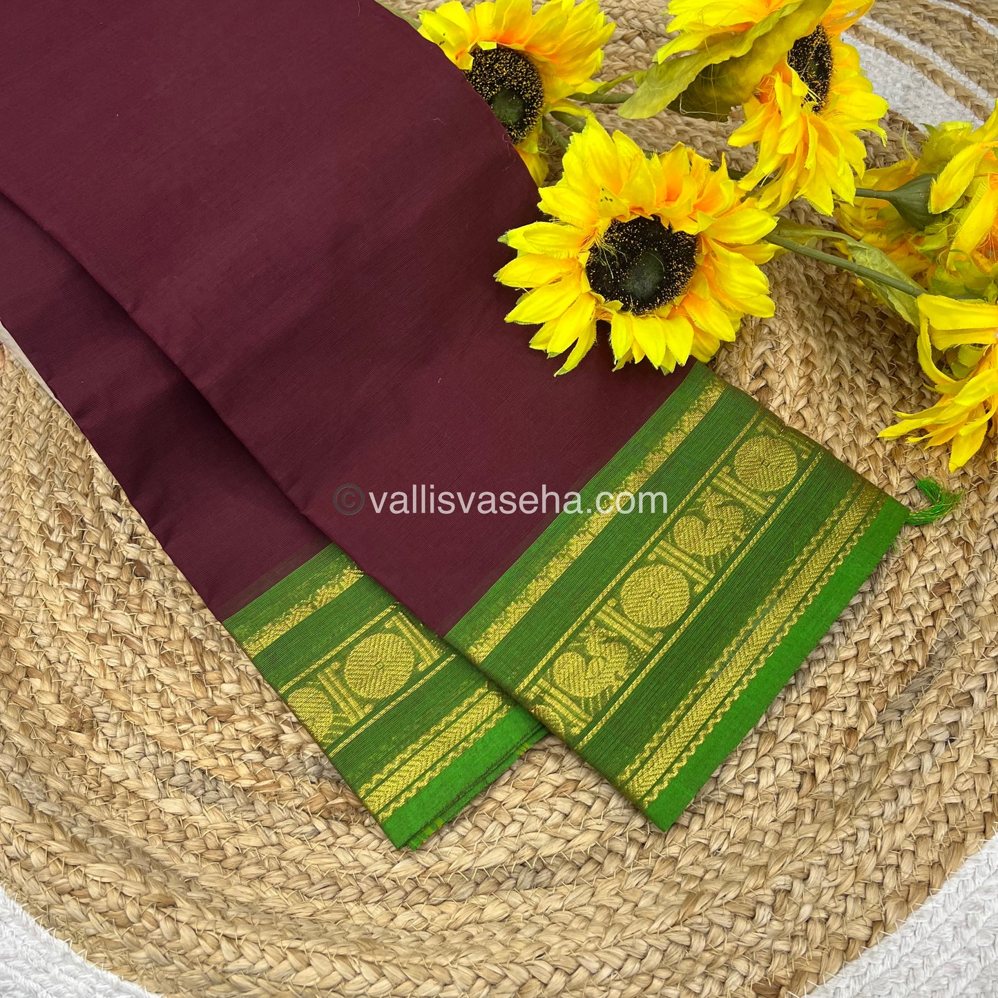 Kanchi Cotton Saree - VVKCS009