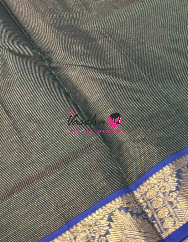 Pure Silk Cotton Saree - Vairavoosi Design - VVSCV005